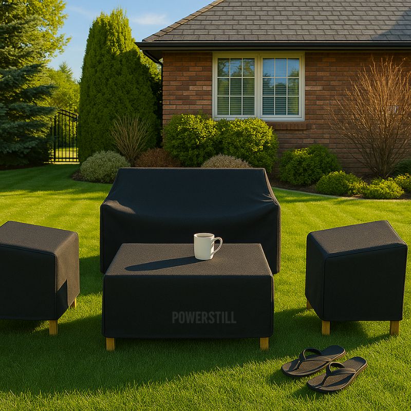 Capa Impermeável para Móveis de Jardim Kit 4 Peças