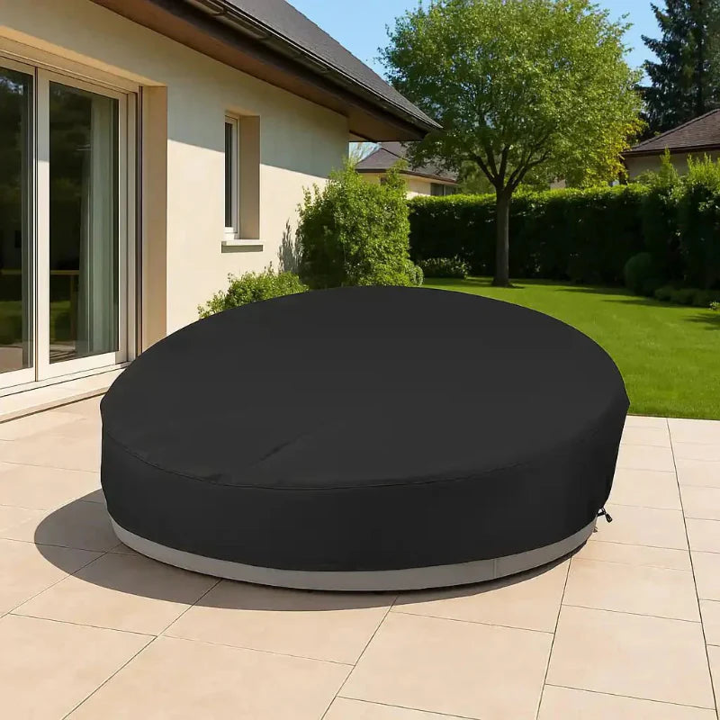Capa Impermeável para Sofá Redondo de Jardim Chaise UV