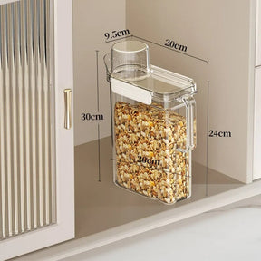 Kit Pote Hermético com Copo Medidor